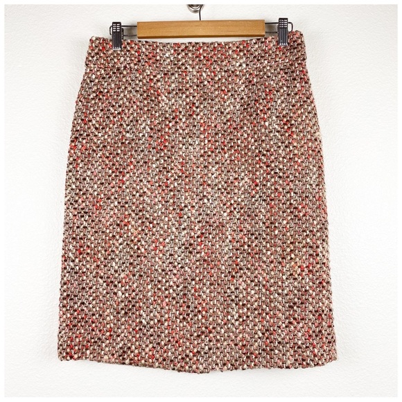 J.Crew Tweed Pencil Skirt Size 8‎ - Picture 1 of 8